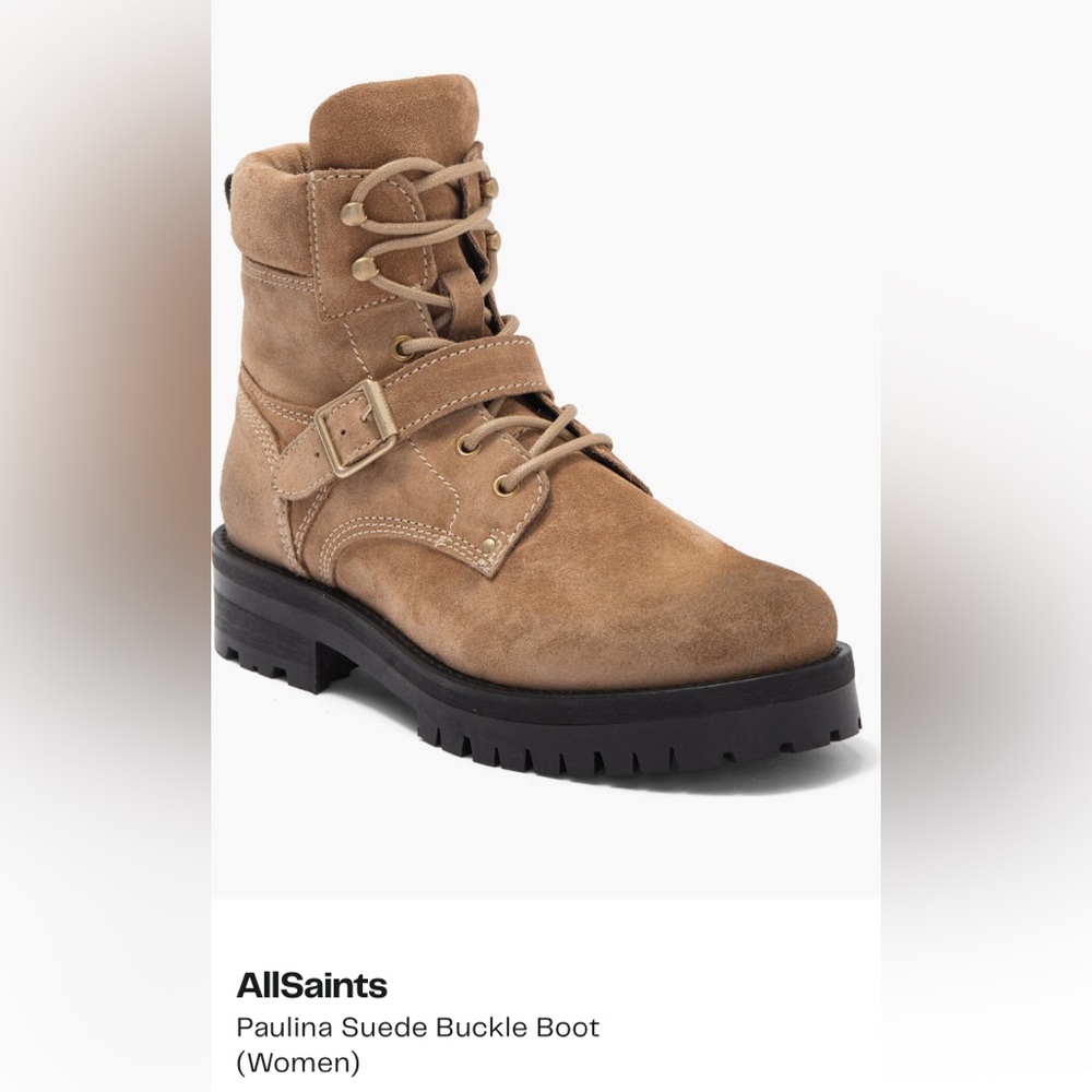 All saints Paulina Suede boots size 7